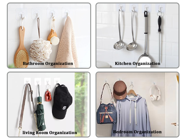 Adhesive hooks
