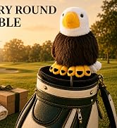 GAHOKONSE Funny Golf Club Head Covers, Eagle Golf Driver Head Cover, Animal Plush Eagle Headcover...