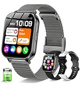 Smart Watch for Men Women, 30+ Day Long Battery 44MM Fitness Smartwatch for iPhone Android Phones...