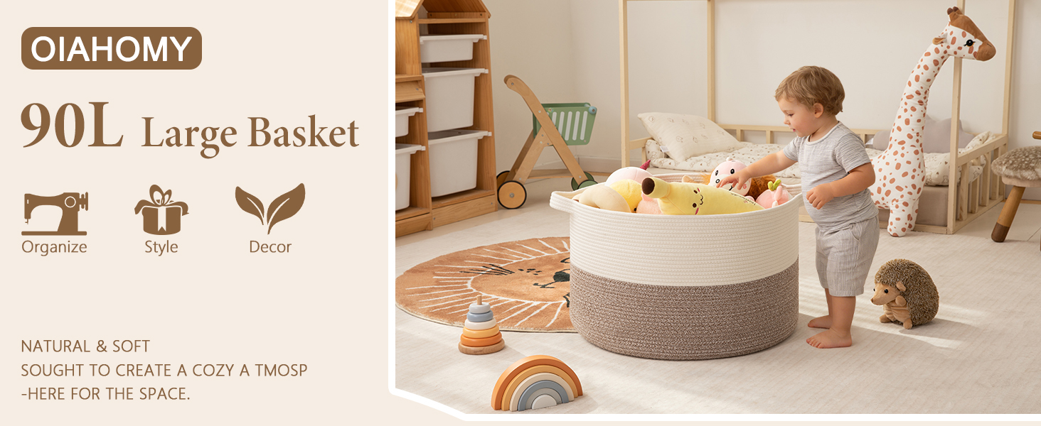 OIAHOMY Large Basket