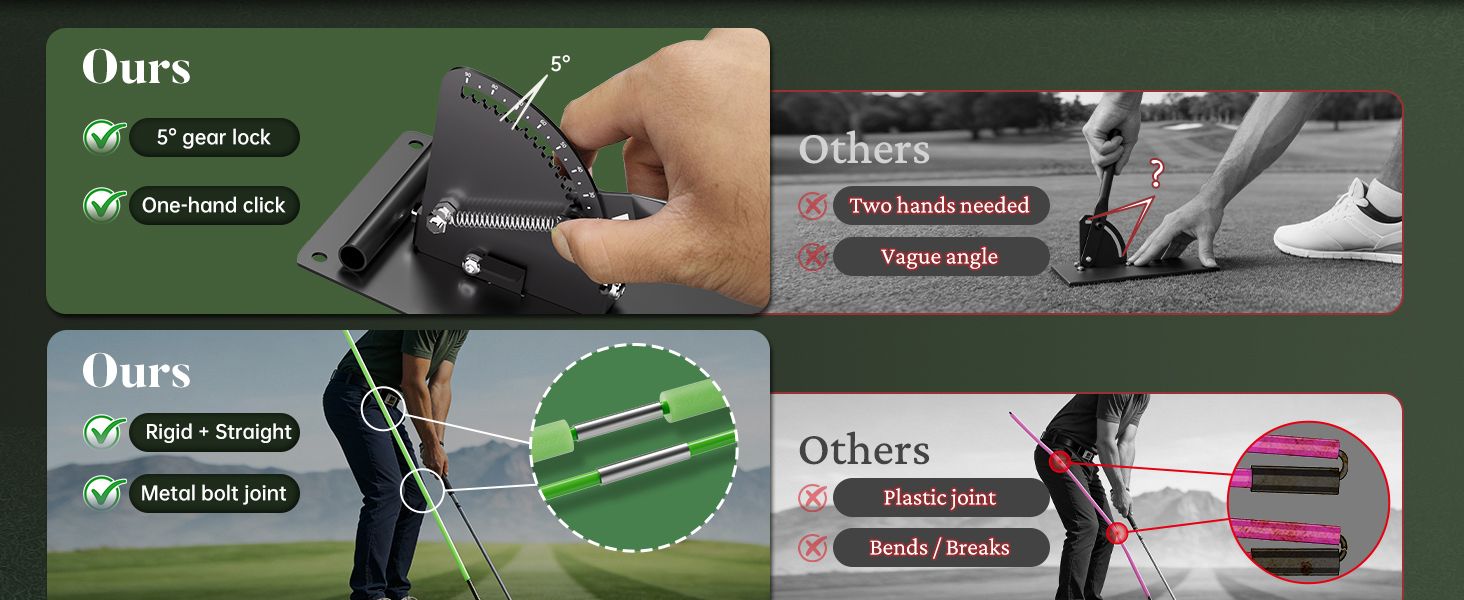 What are the advantages of alignment stick holder compared to other products
