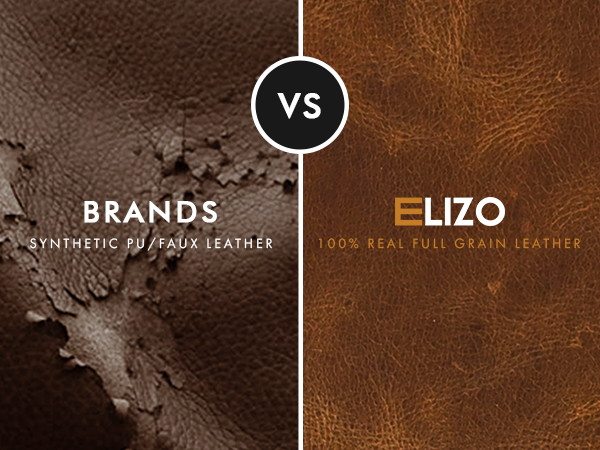 Elizo premium leather toiletry bag