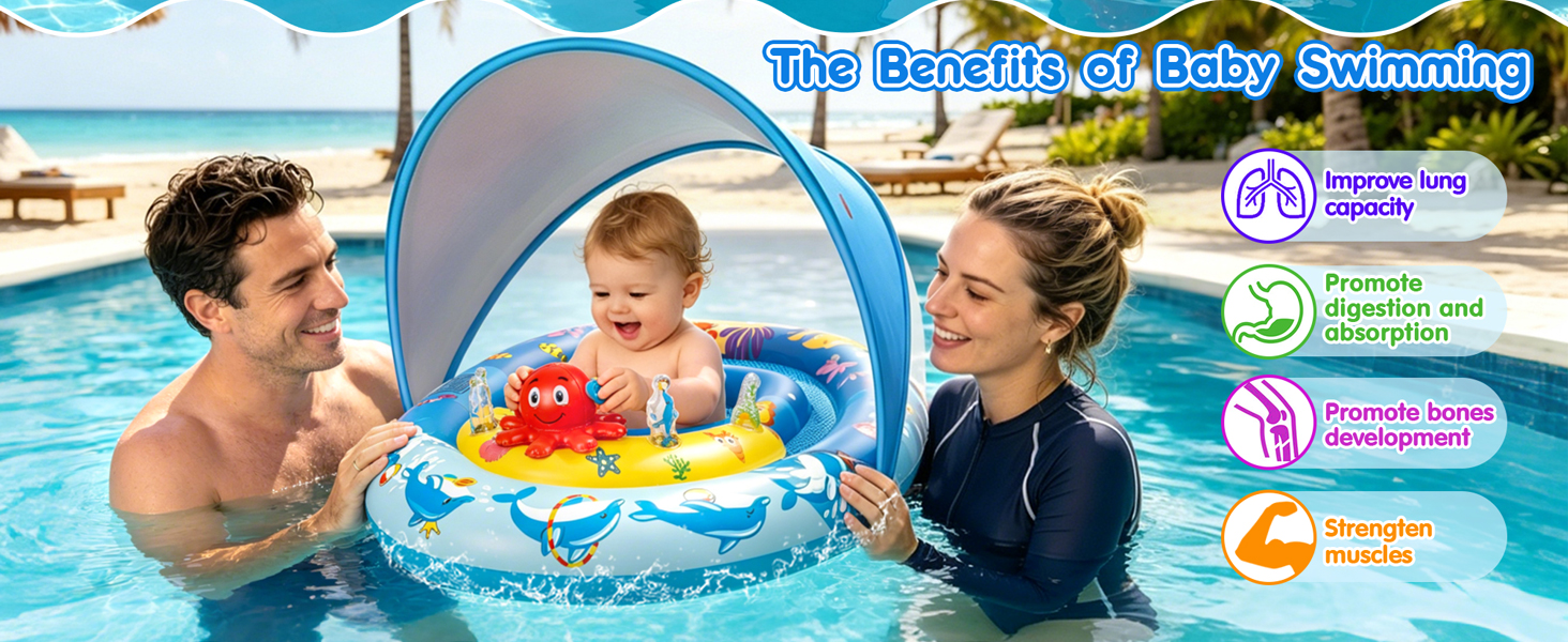 baby floats for pool 12-24 months