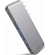 USB-C Hub for MacBook,MacBook Accessories 1type-c 5K@60Hz Display,3USB3.0 | Cable-FreeSlim, light...