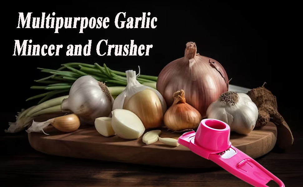 Manual Push-Pull Garlic Press