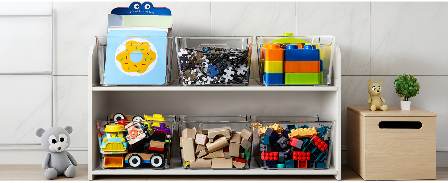 Clear Bins Organizer