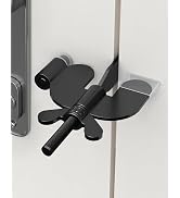 WINOLNY Heavy-Duty Portable Door Lock - Portable Safety Hotel Door Lock with Protective Silicone ...