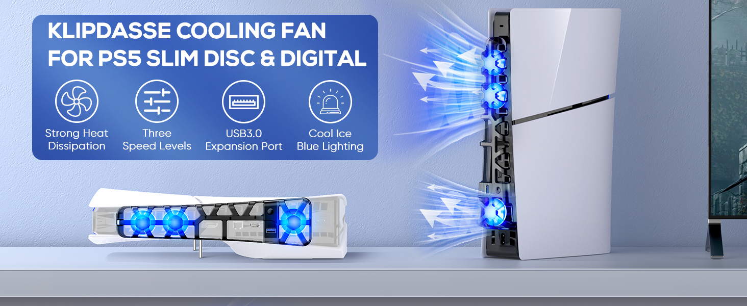 Cooling Fan for PS5 Slim