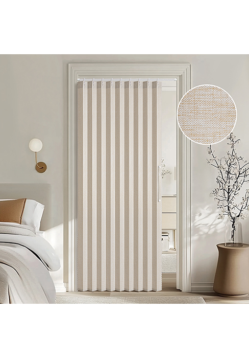 closet door curtain
