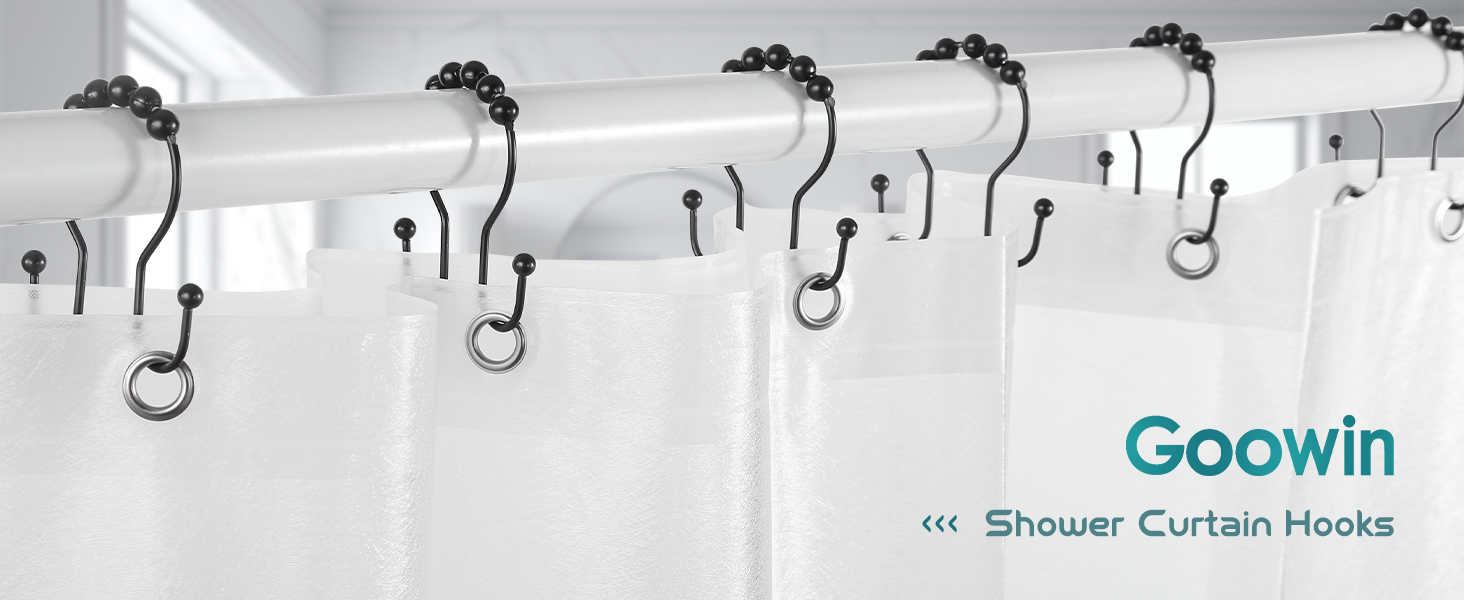 shower curtain hooks