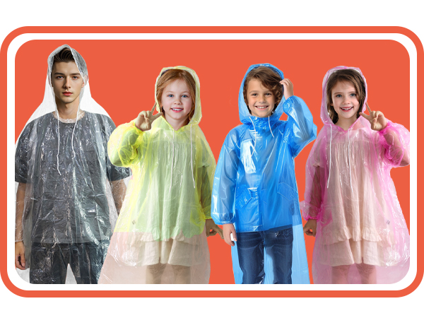 Ponchos Family Pack