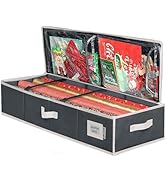 HOLDN' STORAGE Premium Wrapping Paper Storage Container - Durable 600D Tear-Proof, Fits 27 Rolls ...