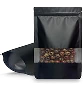 100Pcs 4x6 Inch Resealable Smell Proof Bags for Small Business Packaging with Window and Zipper, ...