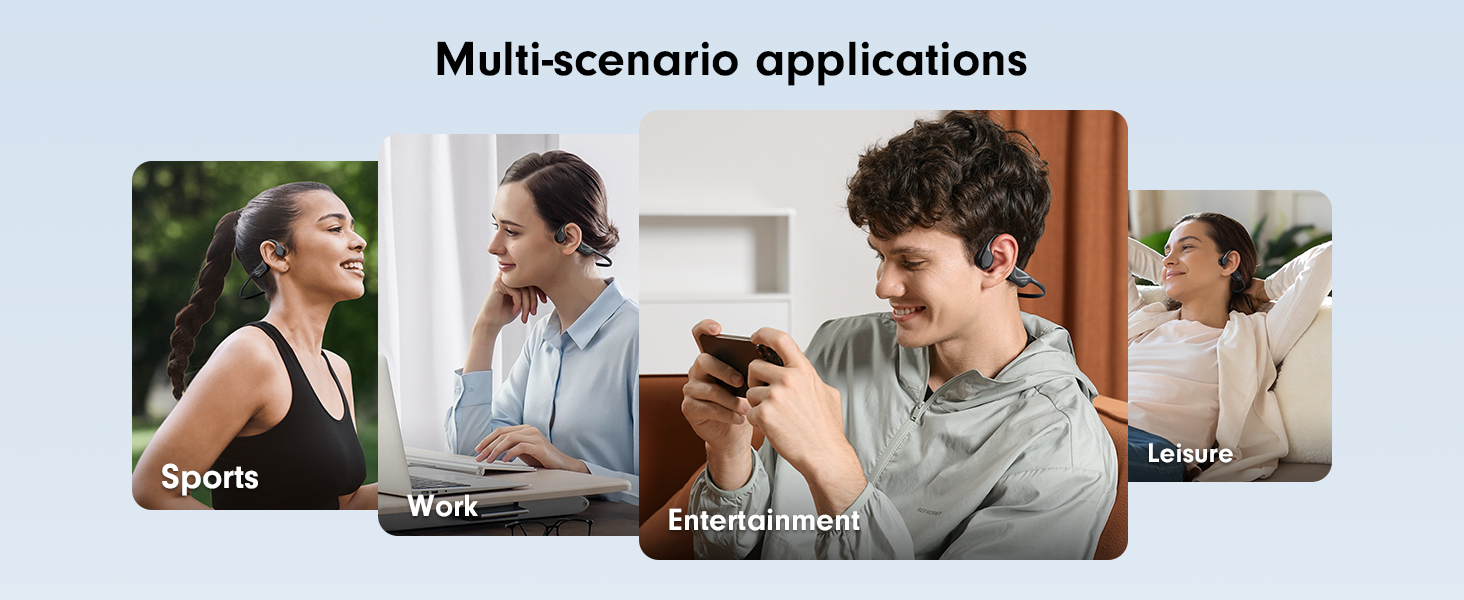 bone conducting headphones wireless bluetooth noise cancelling