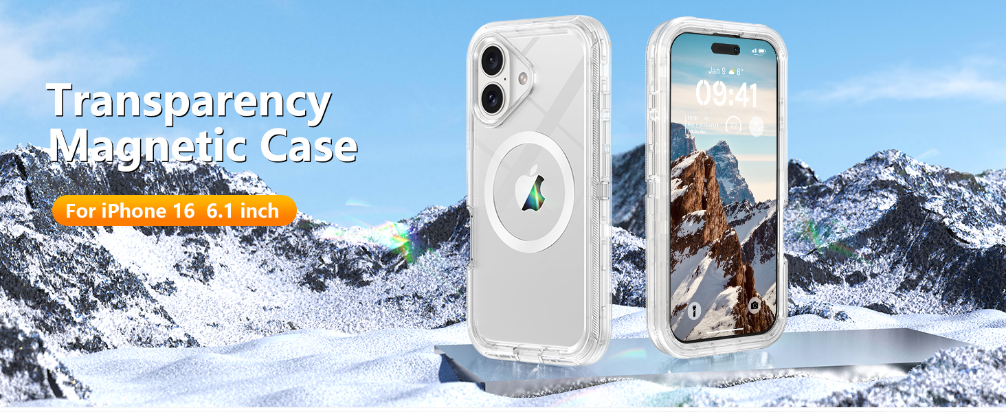 iphone 16 case clear magsafe