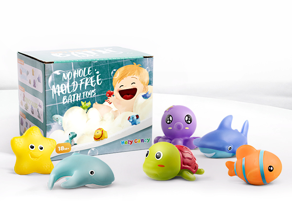ocean animal bath toys