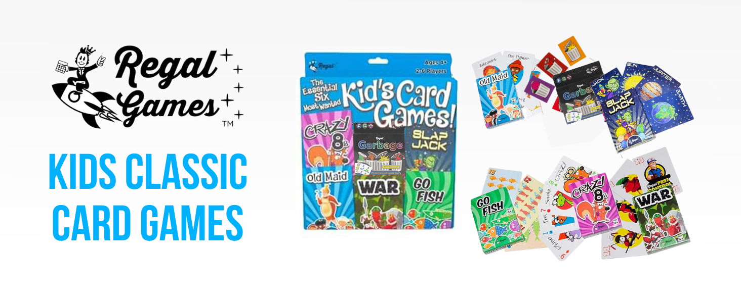 regal games, kids classic card games