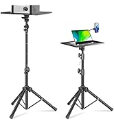OUKMIC Projector Stand Tripod Adjustable Height 23 to 39inch, Laptop Stand Portable DJ Rack Stand...