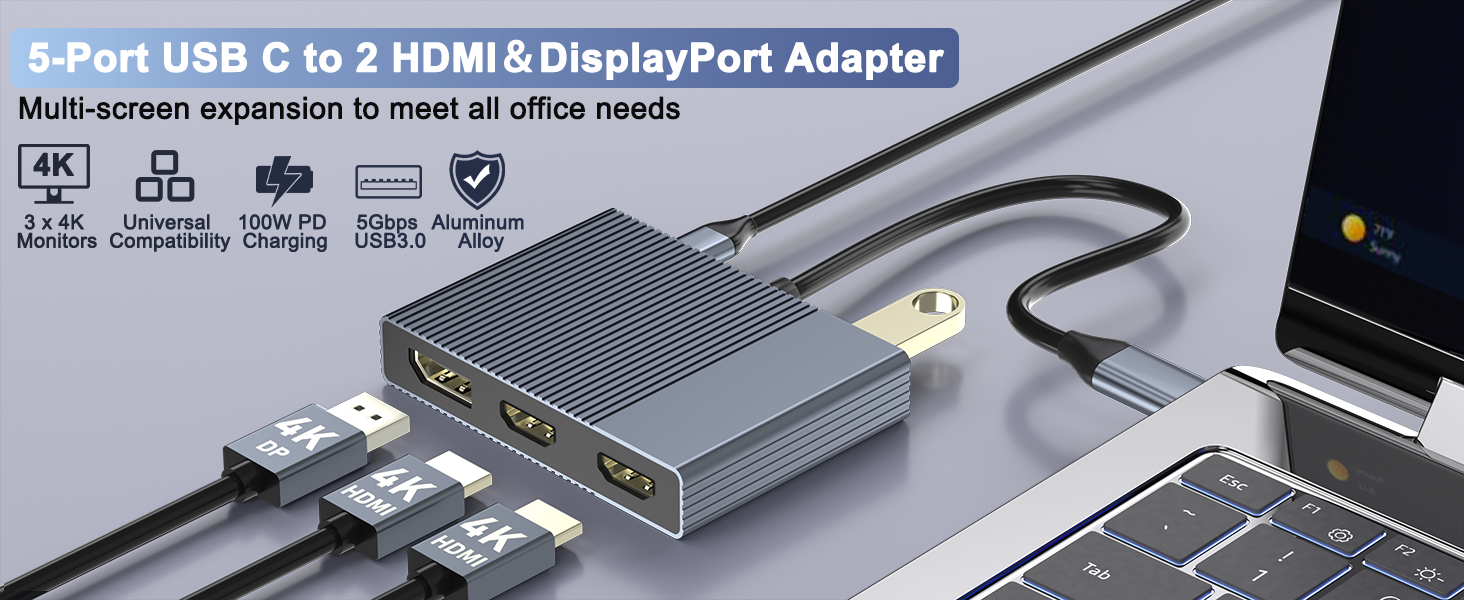 hdmi splitter extended display