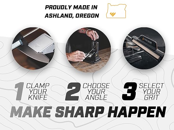 Work Sharp Precision Adjust Knife Sharpener - Sharpen every knife you own.