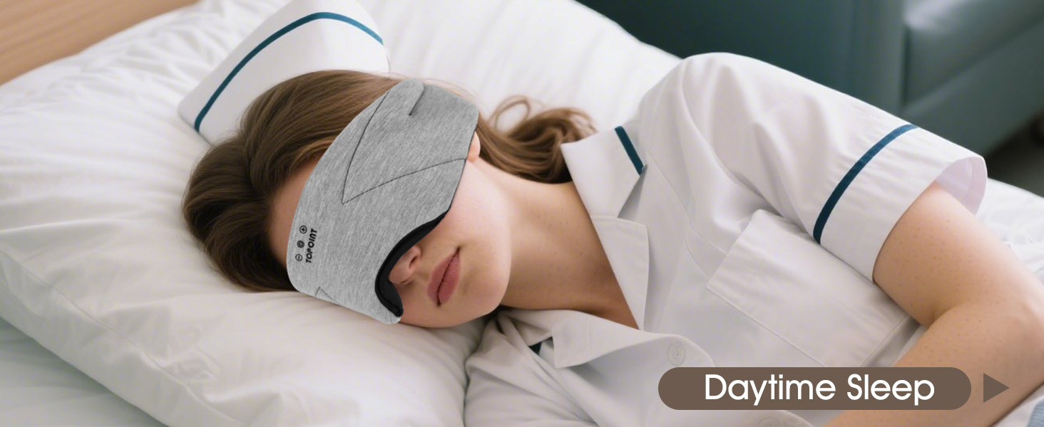 sleep mask with bluetooth headphones