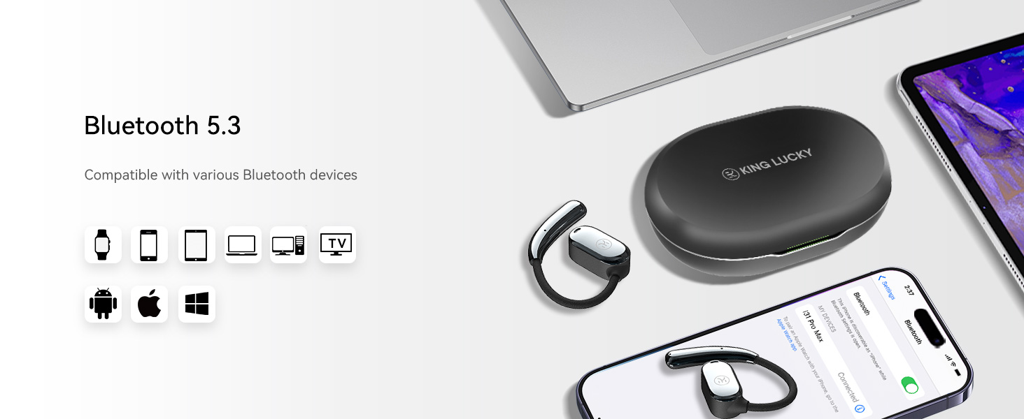 open ear headphones Bluetooth 5.3