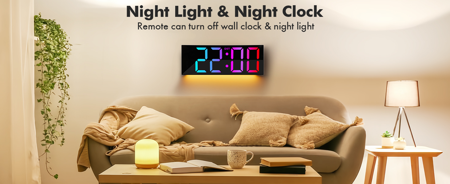 Digital Wall Clock