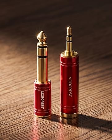 3.5mm to 1/4 (6.35mm) Stereo Pure Copper Adapter