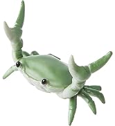 DPWOUM Green Crab Pen Holder Bracket Cute Creative Desktop Storage Stationery Ornaments Pencil Ho...