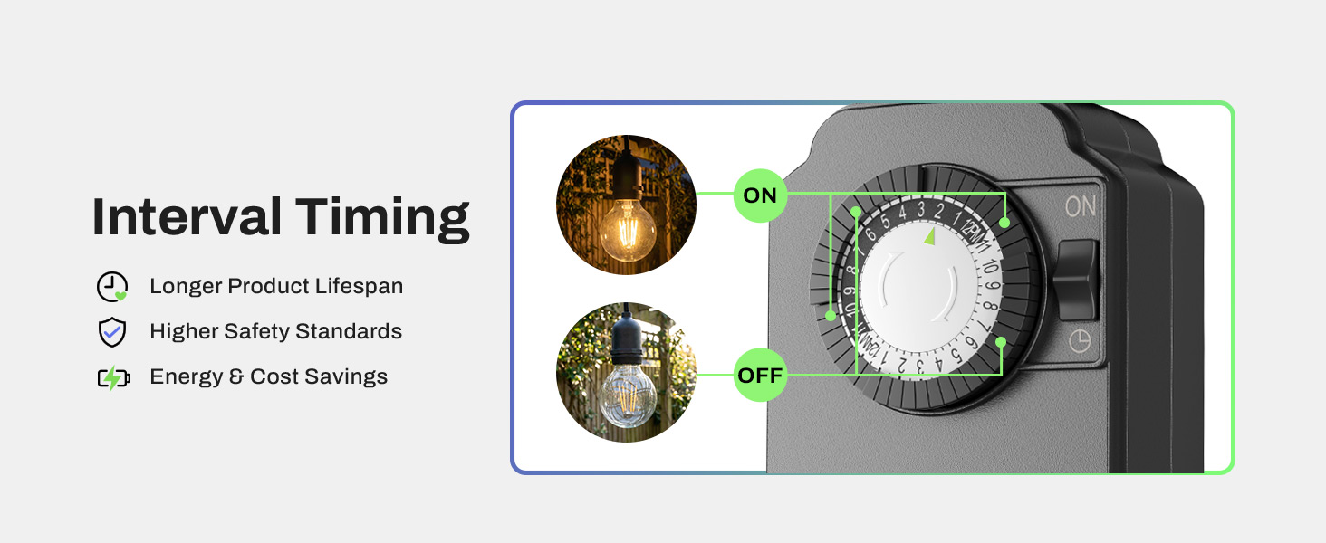 outdoor timer for lights
