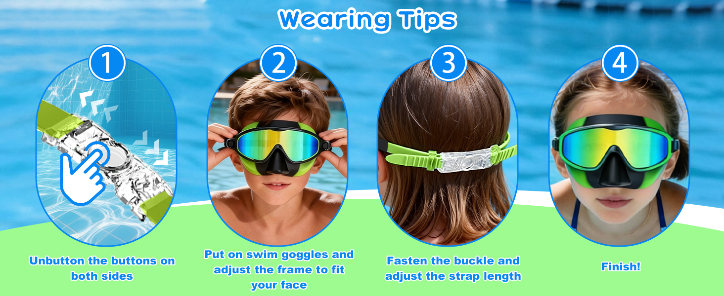 kids swim goggles