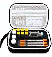 ZyCooom Peptide Case for Fridge Bac Water Peptides Insulin Vials Case-12 | Peptide Travel Case Fi...