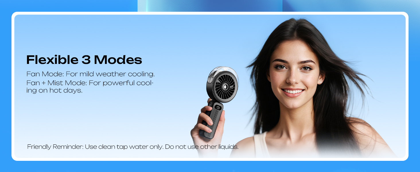 misting fan hand held