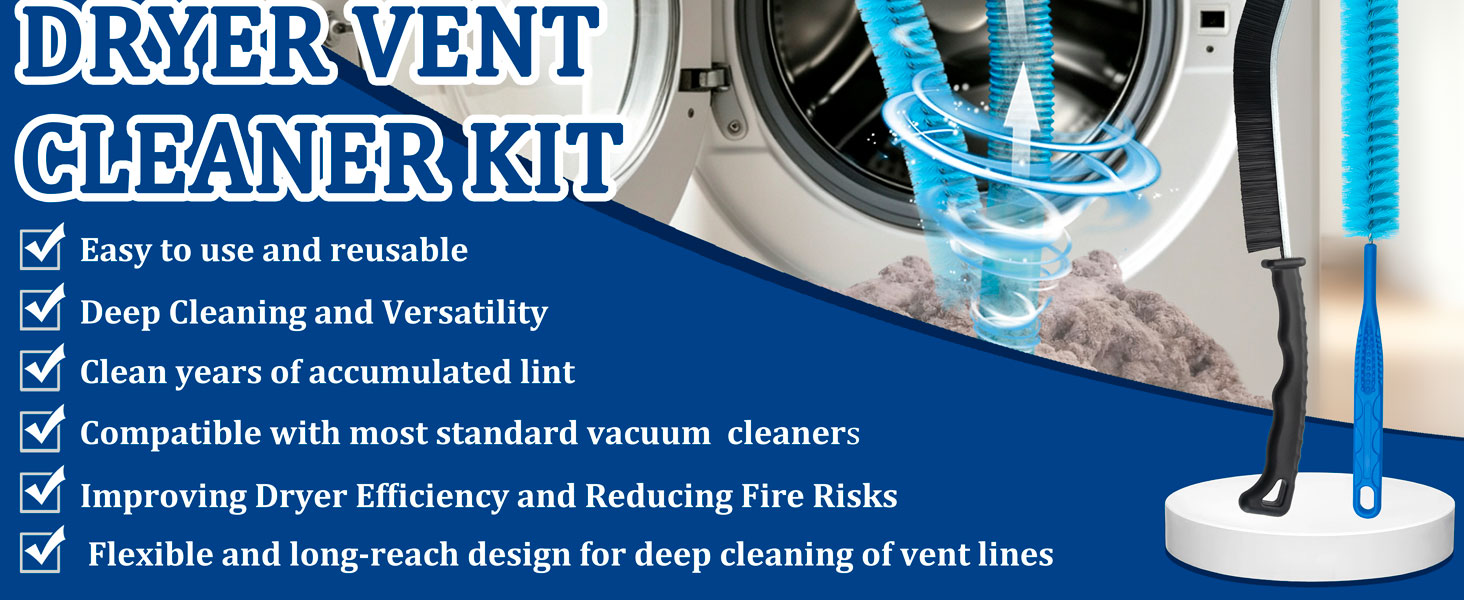 Dryer Vent Cleaner Kit