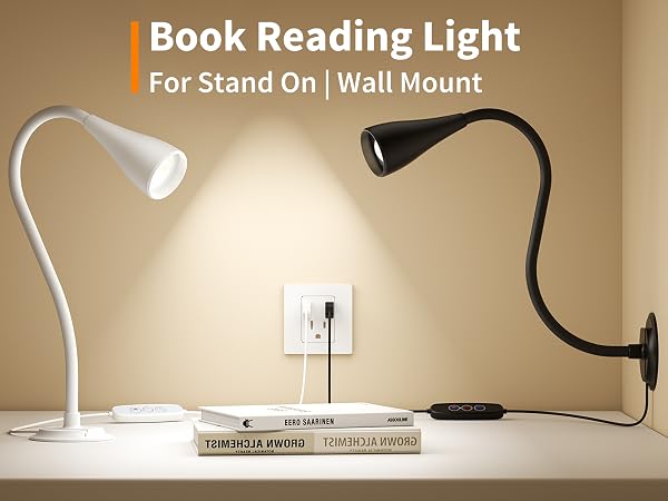 Book Light Stand & Wall Mounted