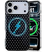 EYZUTAK Magnetic for iPhone 17 Pro Max Case Compatible with MagSafe, Fashion Cute Polka Dot Phone...