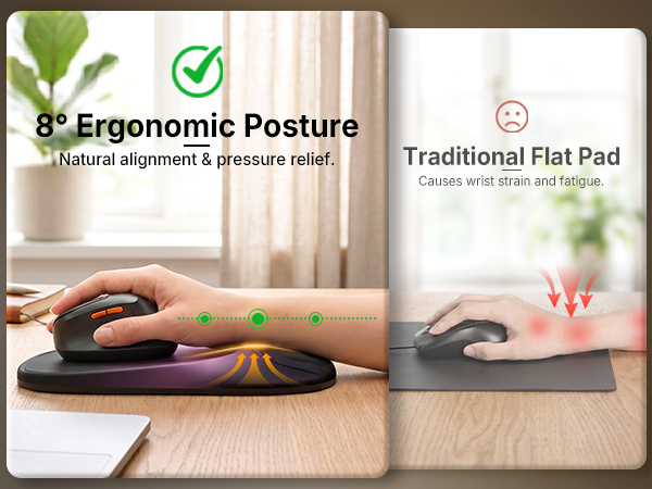 carpal tunnel pain relief mousepad wrist support cushion mat