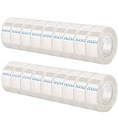 JEFURE 18Pcs Transparent Tape, 0.7in x 1000in Clear Tape Rolls, Tape Refills for Dispenser, Fun T...