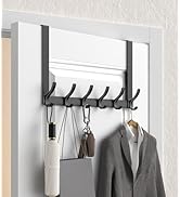 KitchLife Over The Door Hooks Hanger with 11 inches Extended Arms for Easy Access by Women, Tool-...