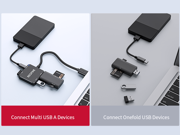 USB 3.0 Hub, 5 Port USB Hub Splitter,Portable USB Adapter
