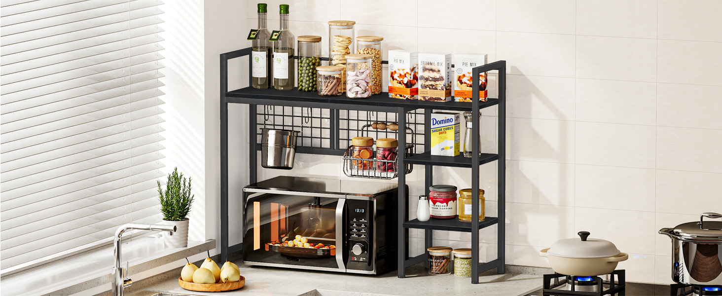 desk shelf with storage