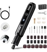 Katerk Pet Dog Nail Grinder - 5 Speed Quiet Electric Dog Nail Trimmer with 360°LED Light, 2500mAh...