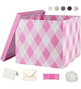 YINUOYOUJIA Large Gift Box 12x12x10Inches,Pink Gift Boxes with Lids for Presents,Cute Box,Birthda...