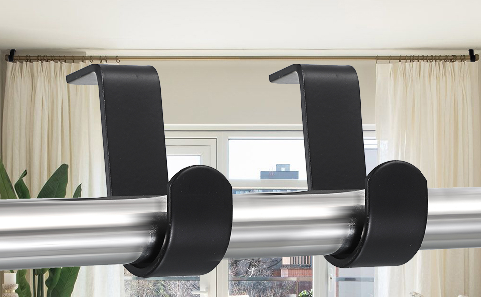 ceiling mount curtain rod bracket
