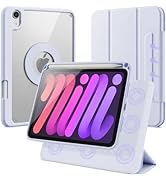 Dwopar Case for iPad mini 7 A17 Pro, iPad mini 7/6 Gen. 8.3" 2024/2021, Removable and Detachable ...