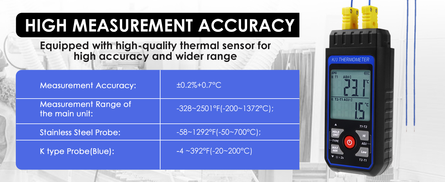 K Type Thermocouple Thermometer