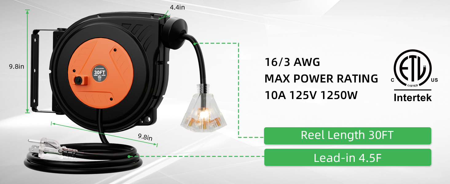 extension cord retractable