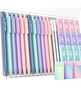 Four Candies Mechanical Pencils Set, with 0.5 & 0.7mm Lead Refills (HB & 2B), Pastel Erasers & Er...