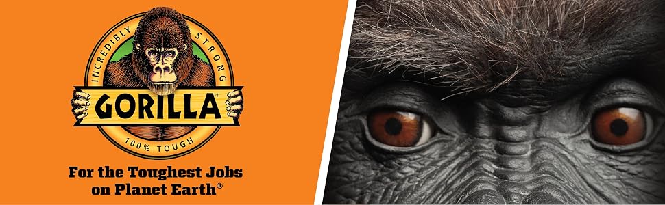 Gorilla Construction Adhesive Max Strength Clear Ulimate instant grab
