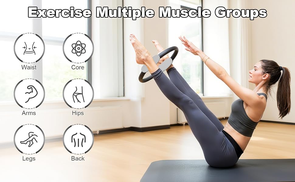 pilates ring black